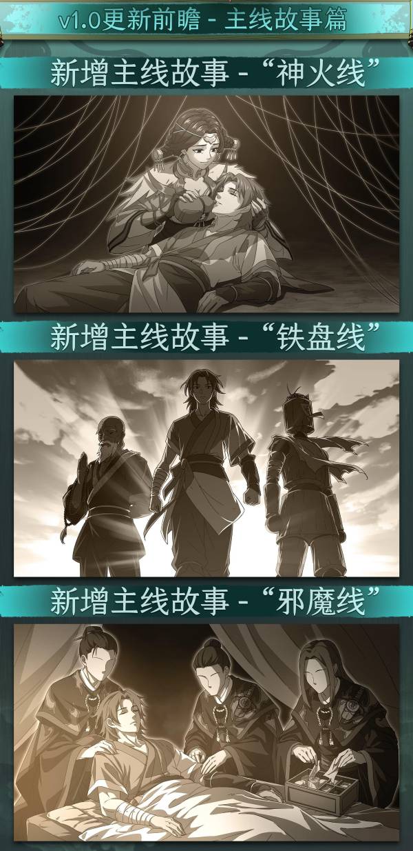 《太吾绘卷天幕心帷》完全版1.0更新日志_主线故事篇
