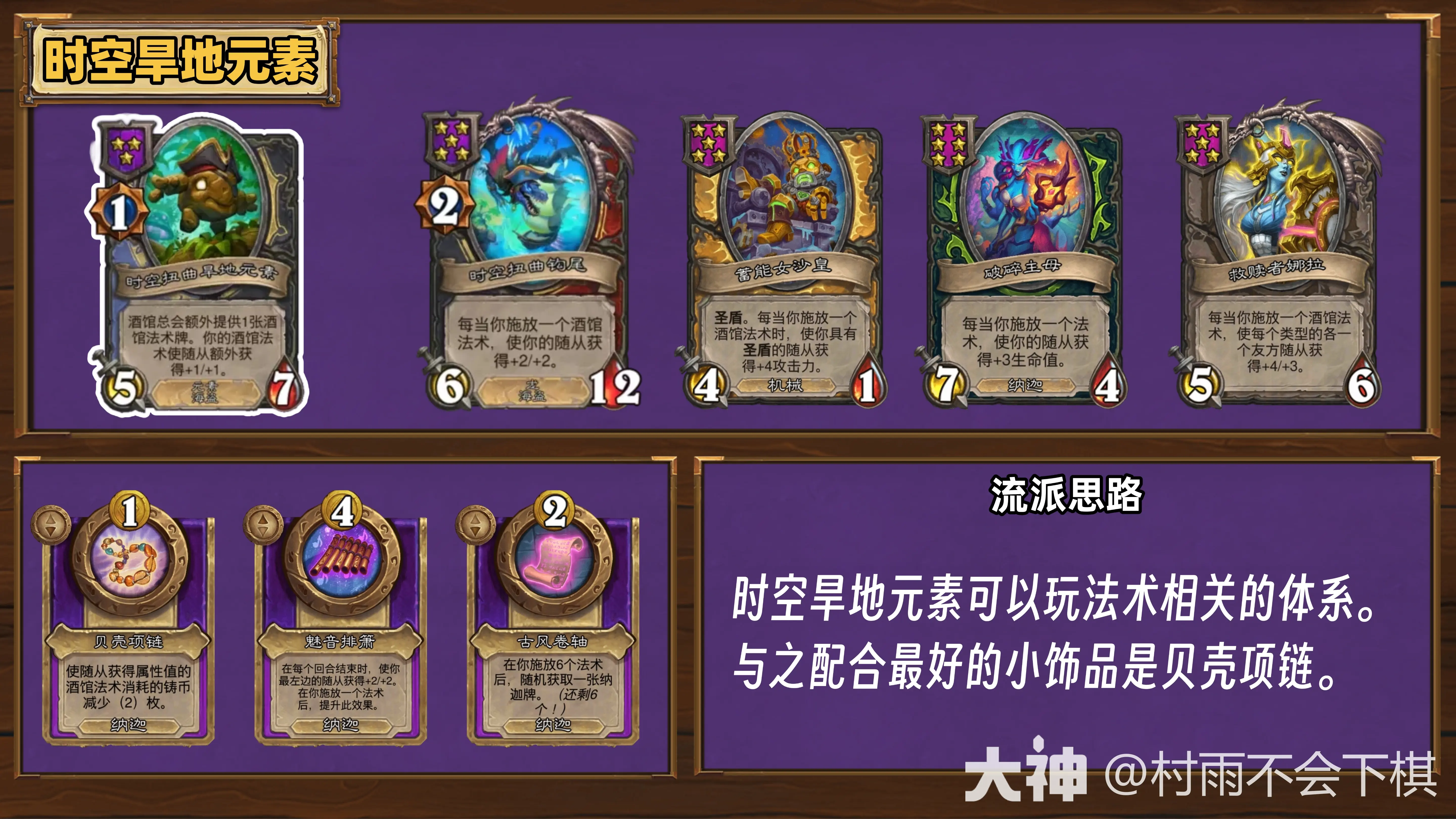酒馆战棋35.6.2版本时空旱地元素阵容怎么玩 酒馆战棋35.6.2版本时空旱地元素阵容推荐