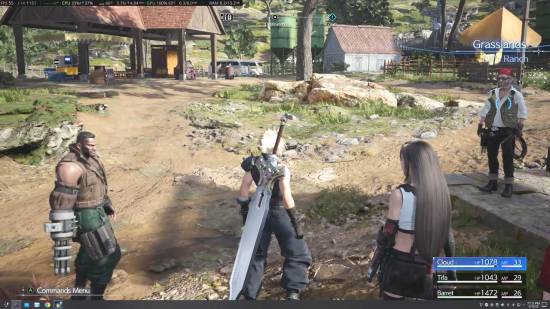 《FF7重生》Steam主机实机演示:全低60FPS无压力