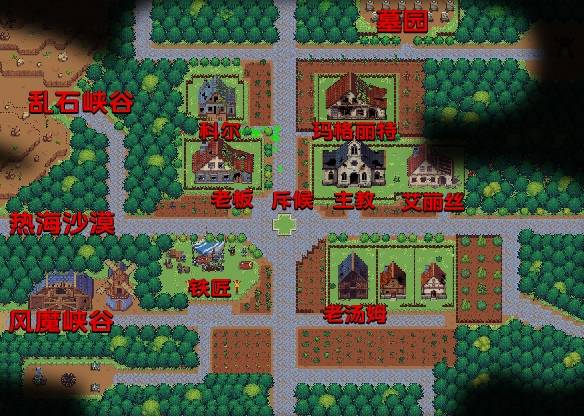 《远征公会》溪木镇地图分享 溪木镇全副本位置一览