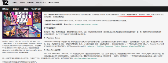 《GTA6》官宣实体版无光盘！只有下载码 售价80美元