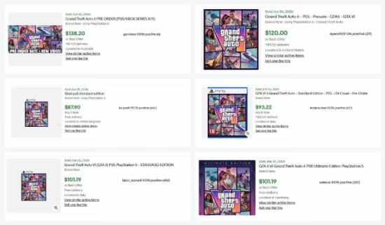 黄牛赚翻！溢价买《GTA6》 实体版只是兑换码