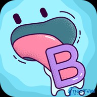 字母打嗝输出并堆叠